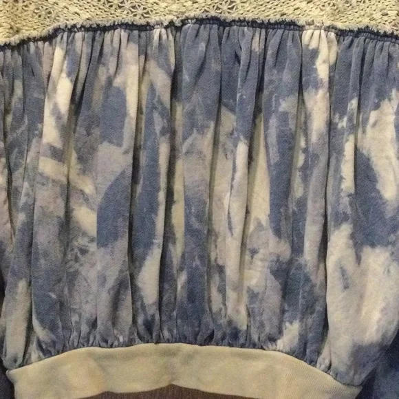 NWOT Free People Tie Dye Zip Up Sweatshirt - Picture 7 of 10